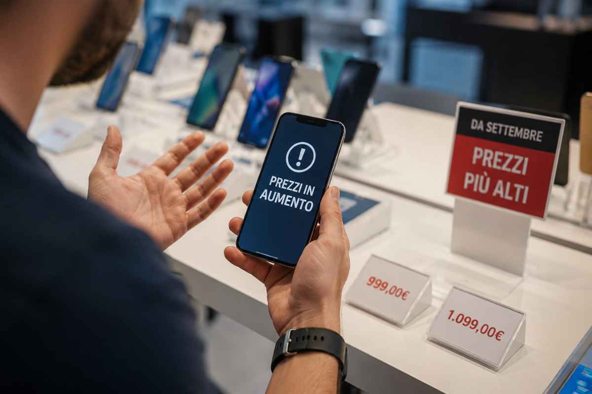 Brutte notizie per chiunque avesse intenzione di acquistare uno smartphone da settembre in poi