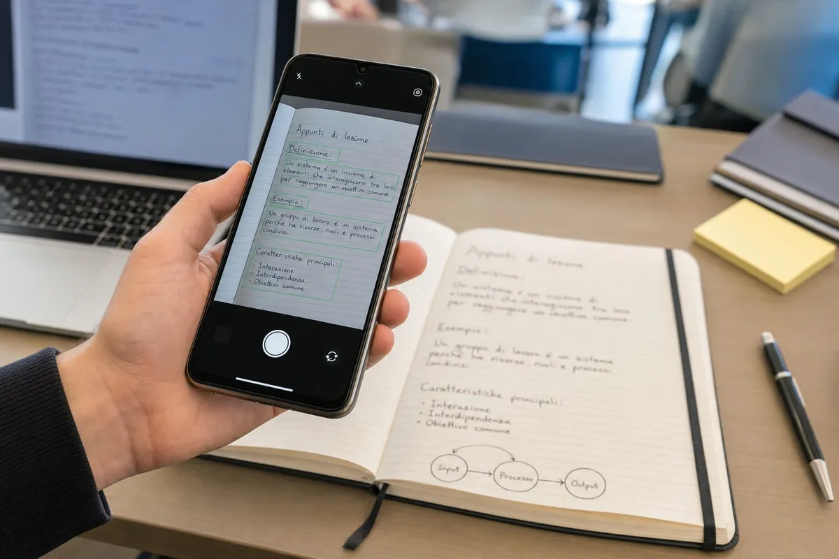 Smetti di copiare a mano: usa questo trucco sul tuo telefono per digitalizzare gli appunti in 2 secondi