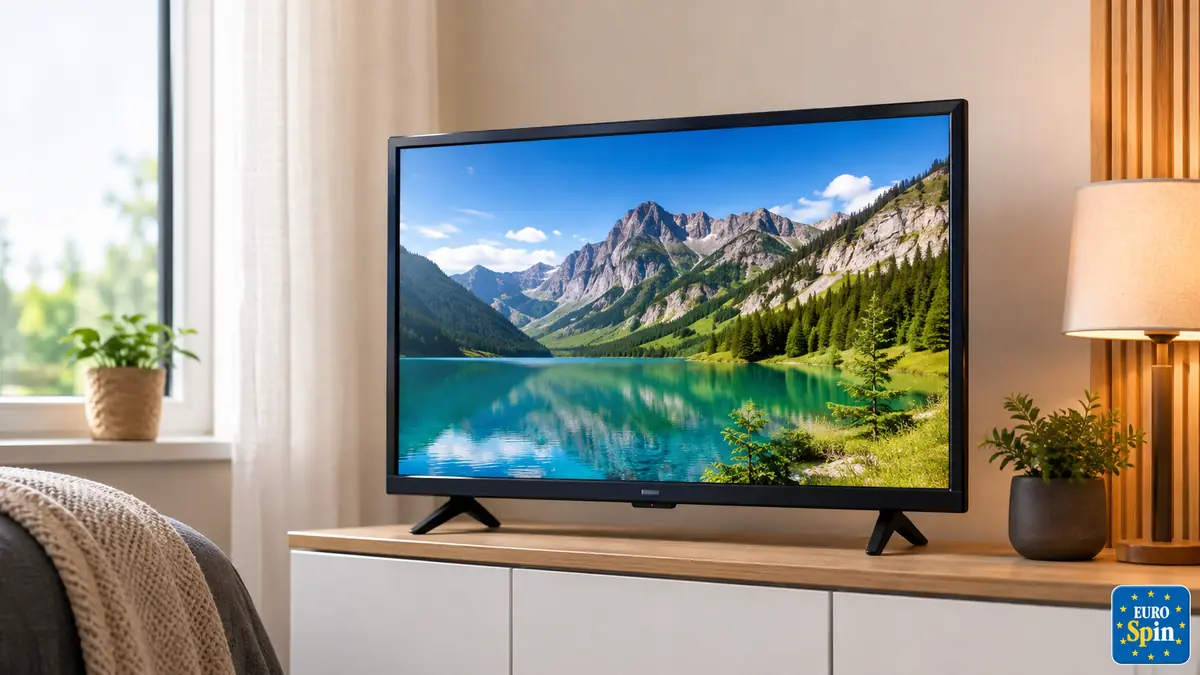 Di solito costa 300 euro, da Eurospin meno di 100: il TV LED in super offerta