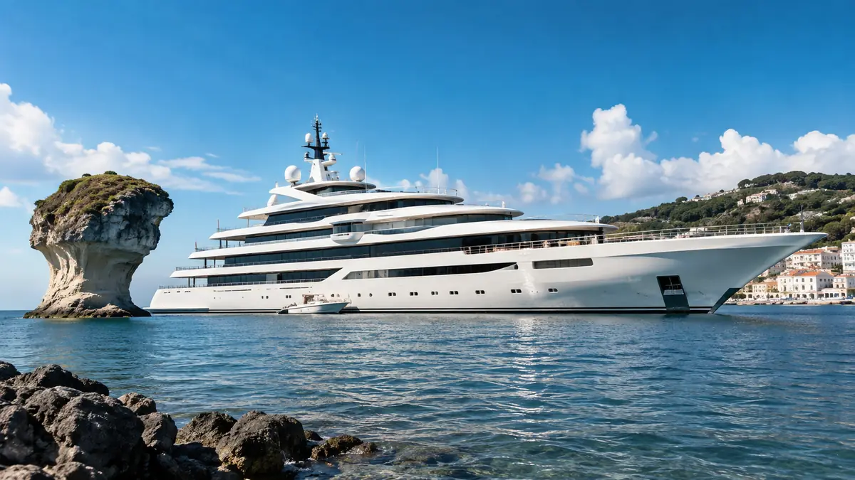 Il gigante da 111 metri davanti a Ischia