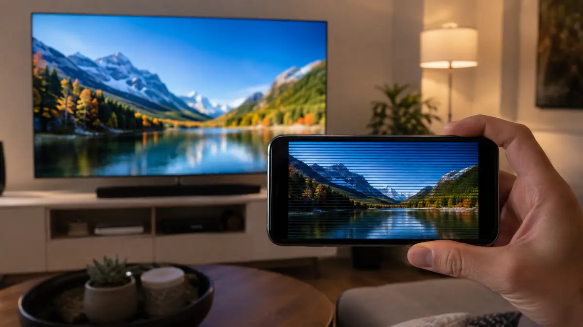 Se la tv lampeggia quando la inquadri con lo smartphone c'è qualcosa che dovresti sapere