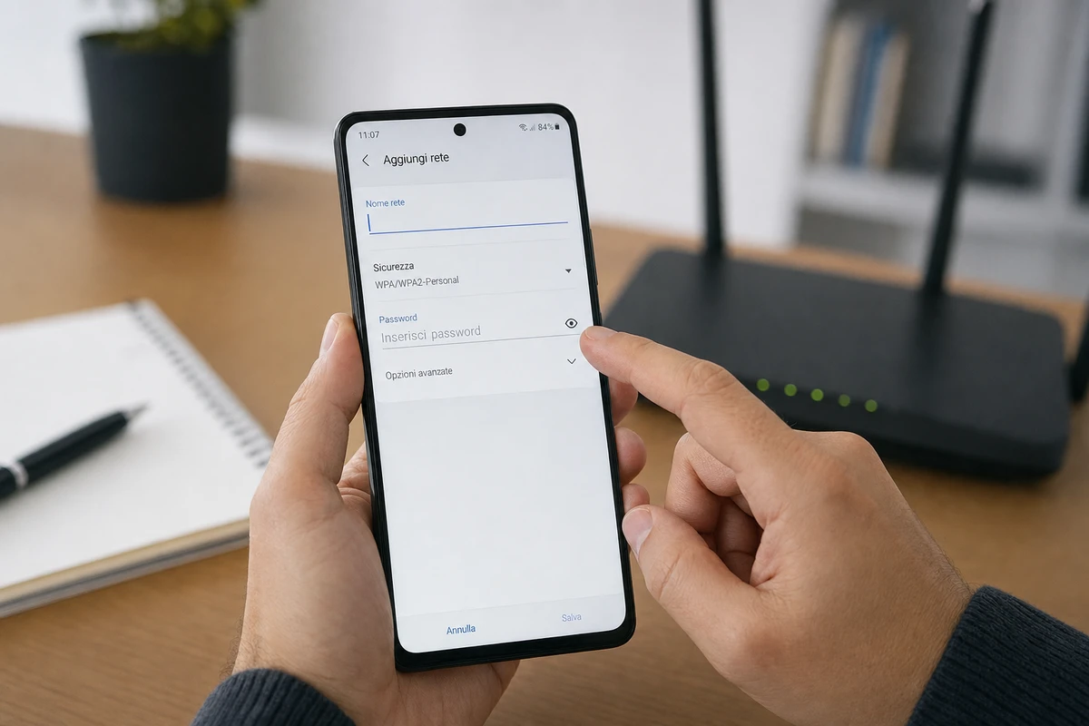 Rete Wi-Fi nascosta su Android: come trovarla e connettersi in pochi secondi