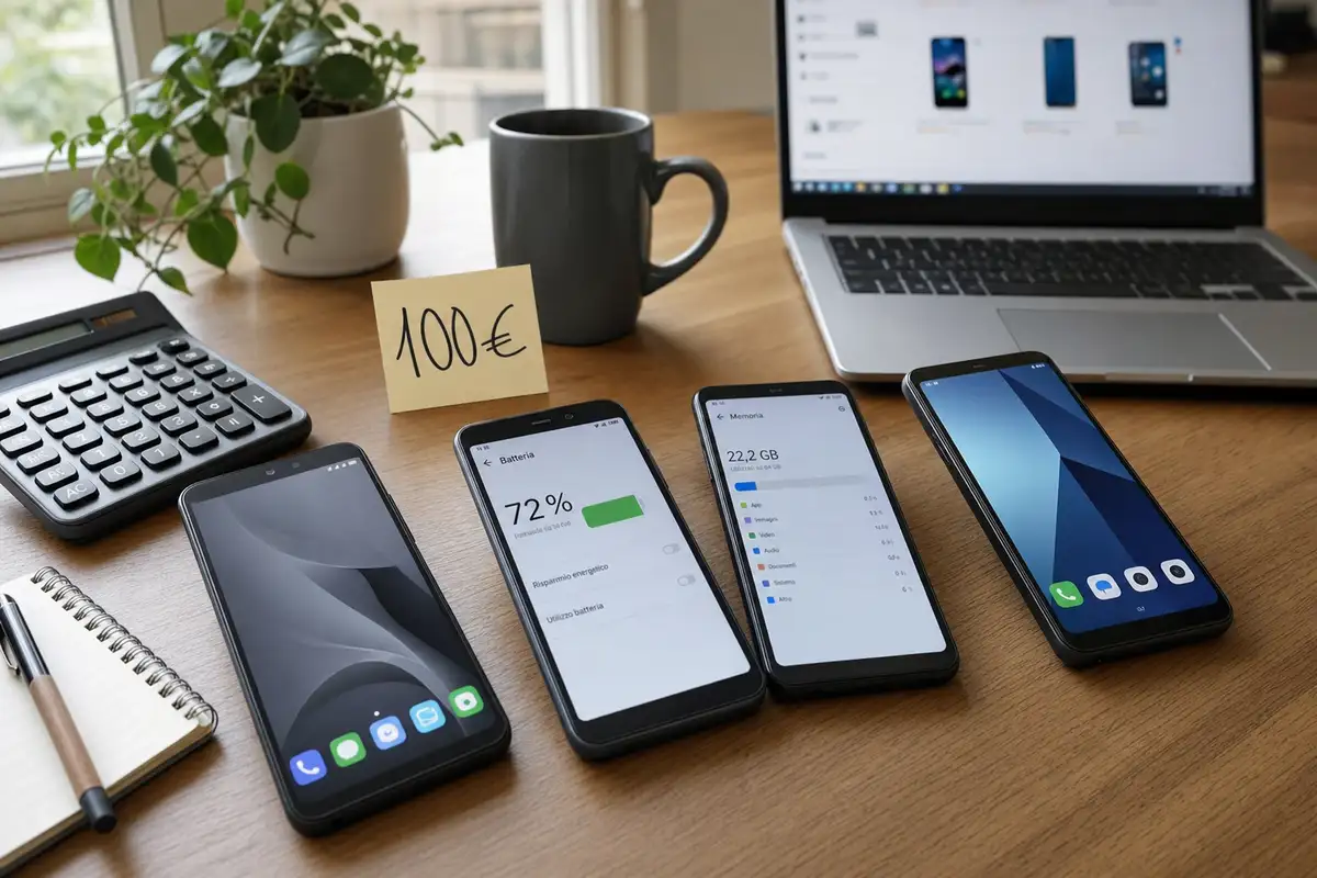 Smartphone economici sotto i 100 euro: i migliori del 2026