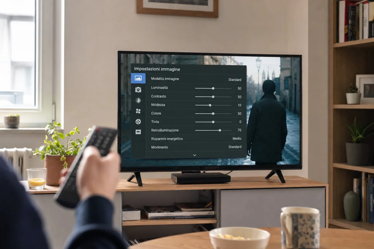 Perché la tua TV ha un'immagine pessima e quali sono le 2 impostazioni che possono risolvere il problema