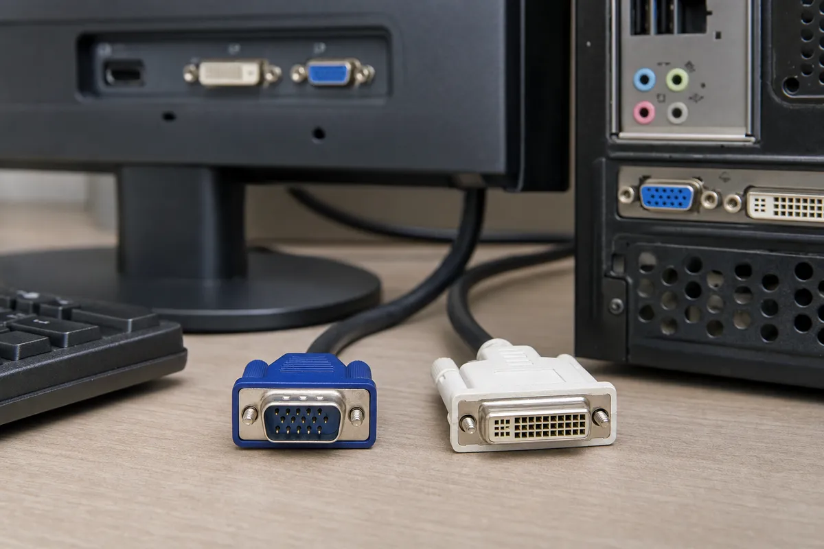 DVI vs. VGA: qual è la differenza tra queste porte video? C’è un dettaglio importante