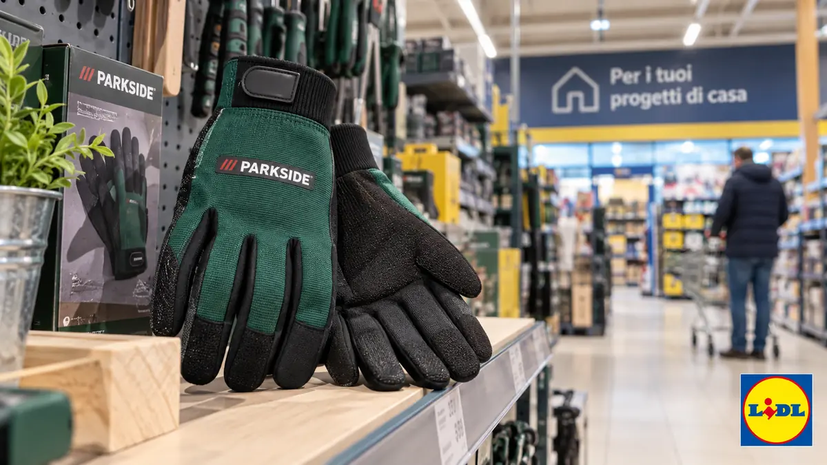 Guanti Parkside da Lidl per il fai da te