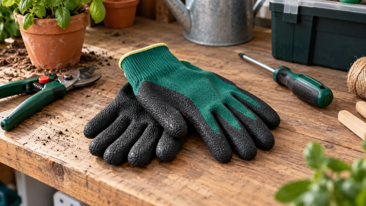 Guanti antiscivolo per bricolage e giardinaggio