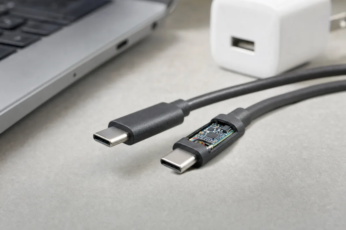 Nella maggior parte dei cavi USB-C si cela un minuscolo computer, nemmeno i tecnici lo sanno