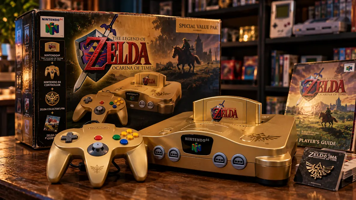 Nintendo 64 Zelda tra i pezzi del retro-gaming