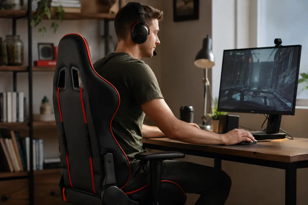 Una postazione più comoda per gioco e lavoro