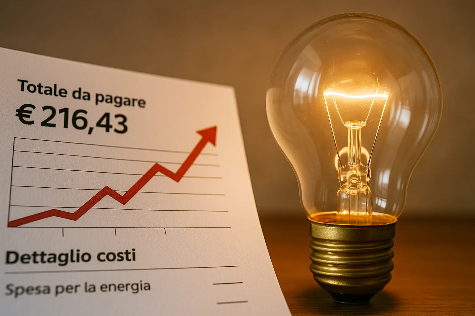 Bolletta luce +37,3% dal 1° ottobre 2026: quanto aumenta e quali offerte convengono (2)