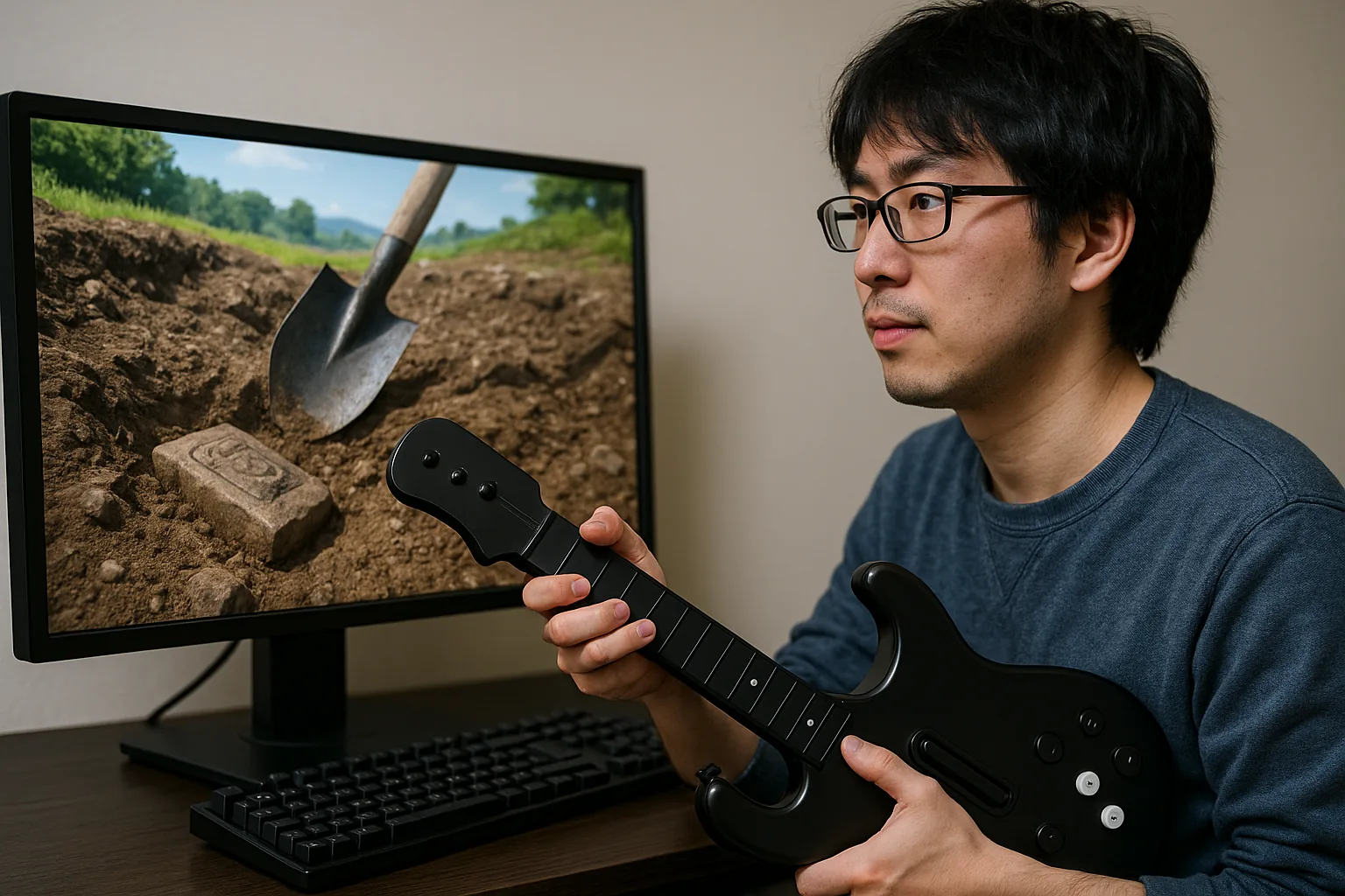 Isekibori — Come scavare con una chitarra: la guida al simulatore indie di Takahiro Miyazawa