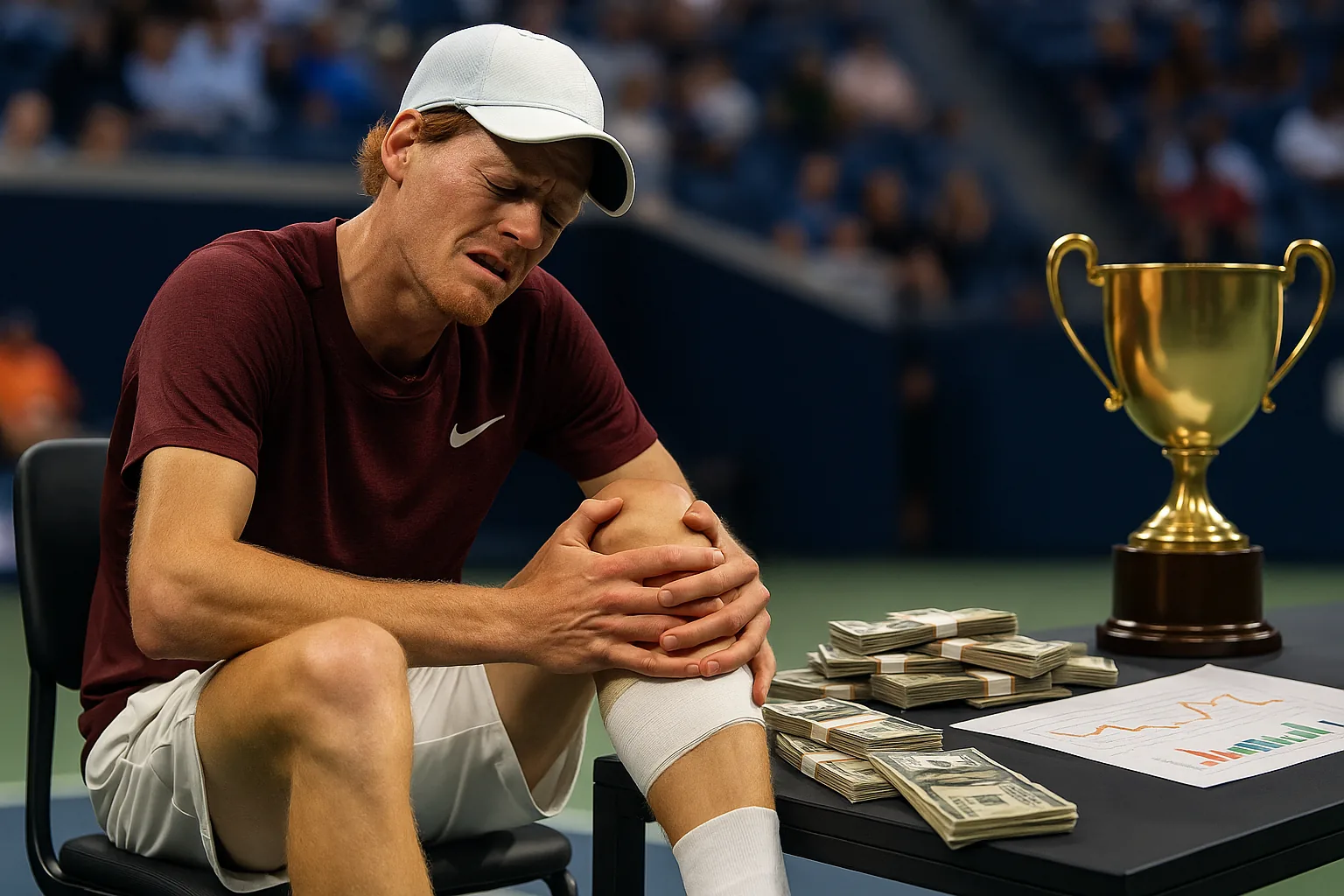 Infortunio Sinner, quanto ha perso saltando Montreal, Cincinnati e US Open: fino a 6,7 milioni