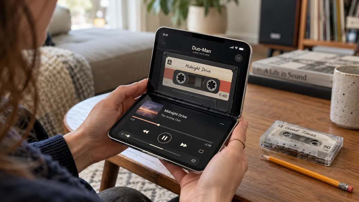 Così trasformi il tuo iPhone in un walkman vintage: puoi addirittura riavvolgere i nastri